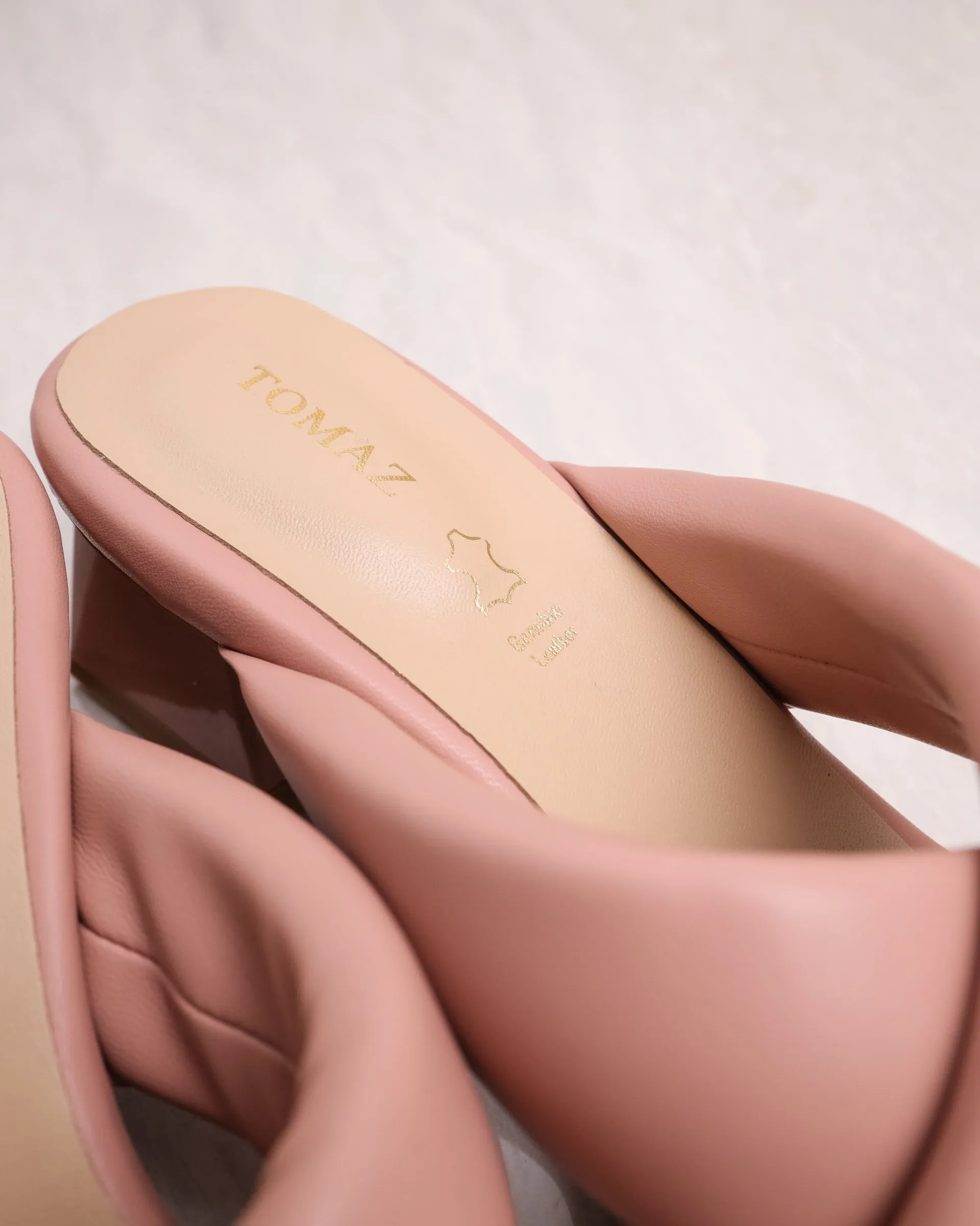 Tomaz YX68 Ladies Strappy Block Heels