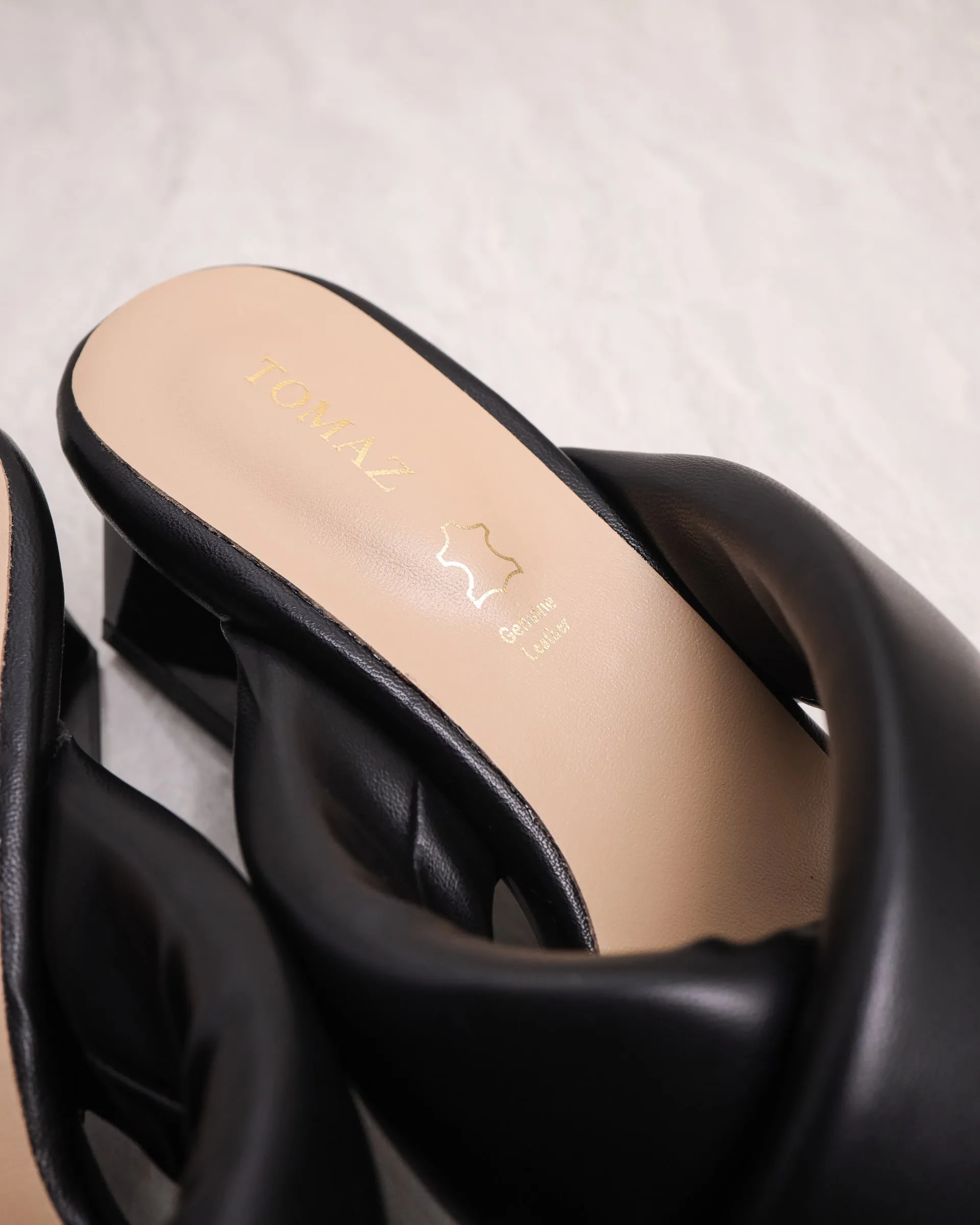 Tomaz YX68 Ladies Strappy Block Heels