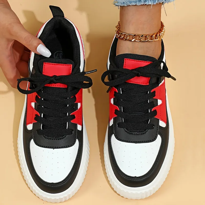 Trendy Fashion Couple Platform Sneakers