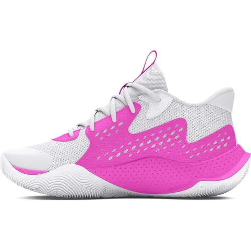 Under Armour Unisex Jet '23, (105) White/Vivid Magenta/Metallic Gold, 11.5, US