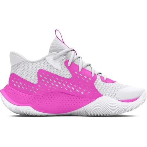 Under Armour Unisex Jet '23, (105) White/Vivid Magenta/Metallic Gold, 11.5, US