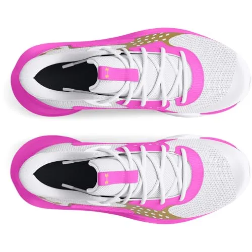Under Armour Unisex Jet '23, (105) White/Vivid Magenta/Metallic Gold, 11.5, US