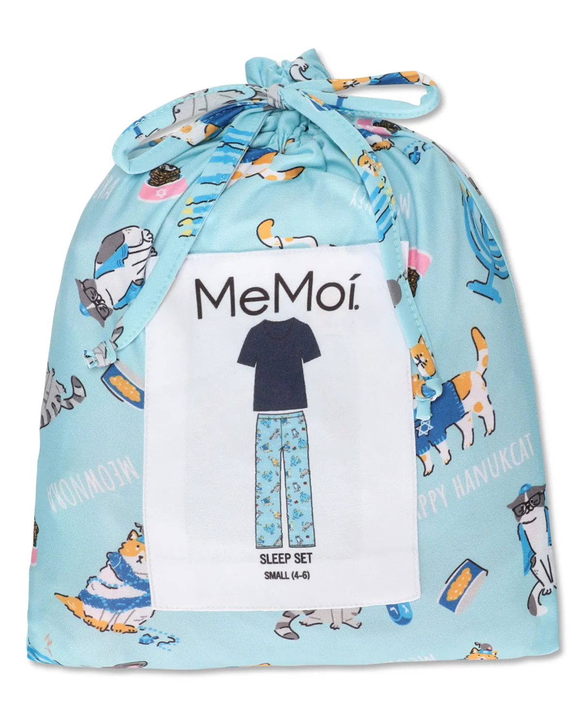 Women's Hanukcat Two-Piece PJ Set in a Bag